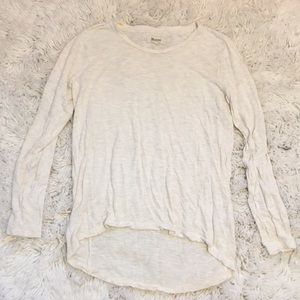 Madewell U neck long sleeve